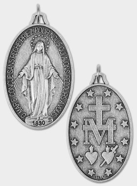 Grande Médaille Miraculeuse de la Rue du Bac - 37mm (pic 1)