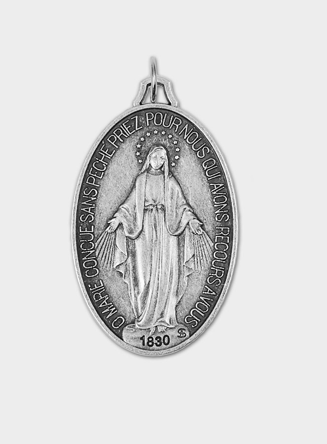 Grande Médaille Miraculeuse de la Rue du Bac - 37mm (pic 3)