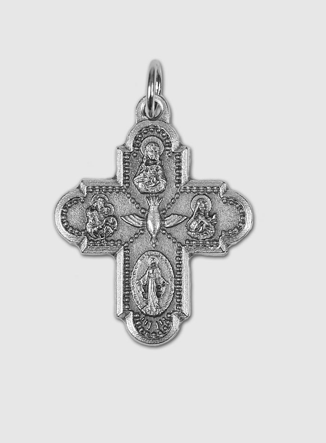 Pendentif Croix des Saints - 27mm (pic 3)