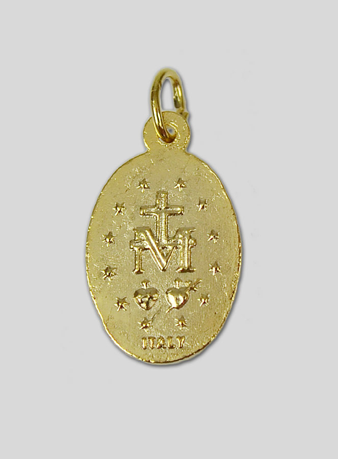 Médaille Miraculeuse Dorée de la Rue du Bac - 17mm (pic 4)