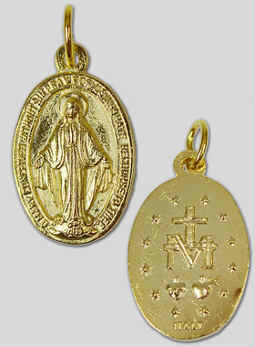 Médaille Miraculeuse Dorée de la Rue du Bac - 20mm (pic 1)