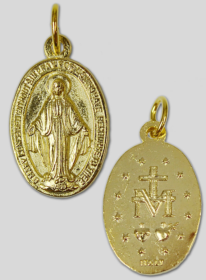 Médaille Miraculeuse Dorée de la Rue du Bac - 20mm (pic 2)