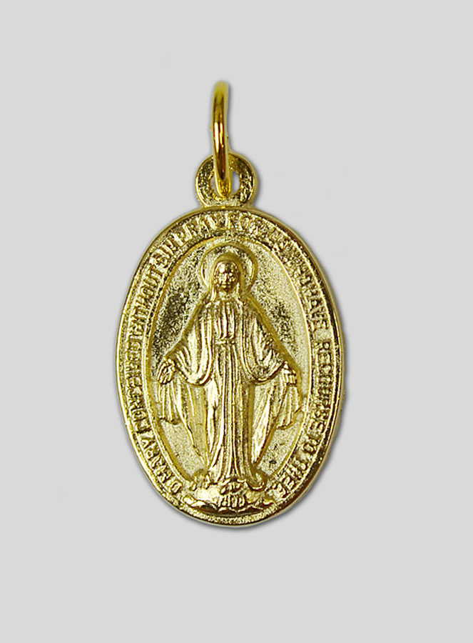 Médaille Miraculeuse Dorée de la Rue du Bac - 20mm (pic 3)