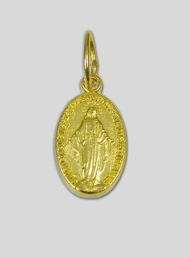 Médaille Miraculeuse Dorée de la Rue du Bac - 12mm (pic 3)