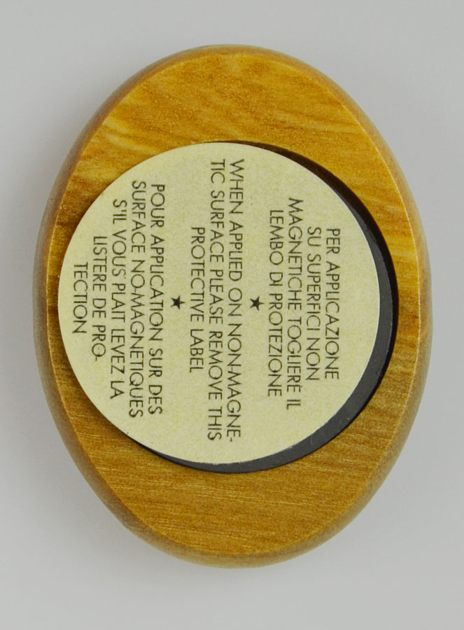 Plaque Auto Marie qui Défait les Noeuds en Bois d'Olivier 4cm (pic 4)