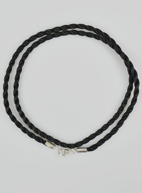Collier Chaîne Cordon 45cm pour Pendentif - Fermoir en Argent 925/1000 (pic 1)