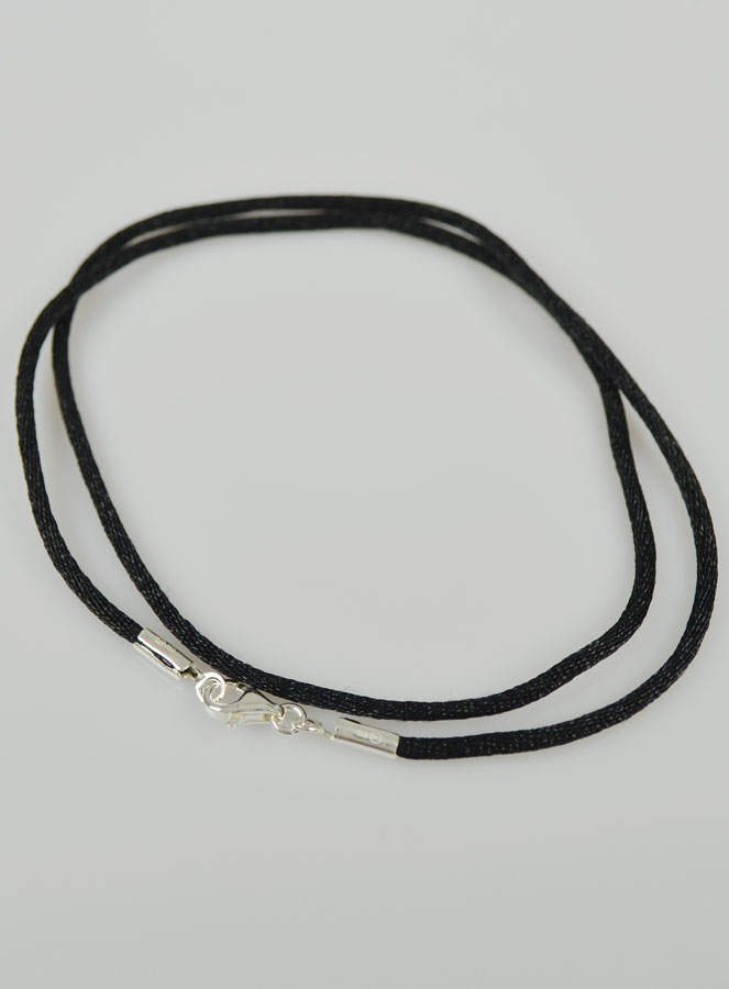 Collier Cordon 42cm pour Pendentif - Fermoir en Argent 925/1000 (pic 3)