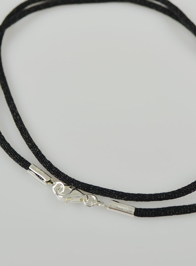 Collier Cordon 42cm pour Pendentif - Fermoir en Argent 925/1000 (pic 4)