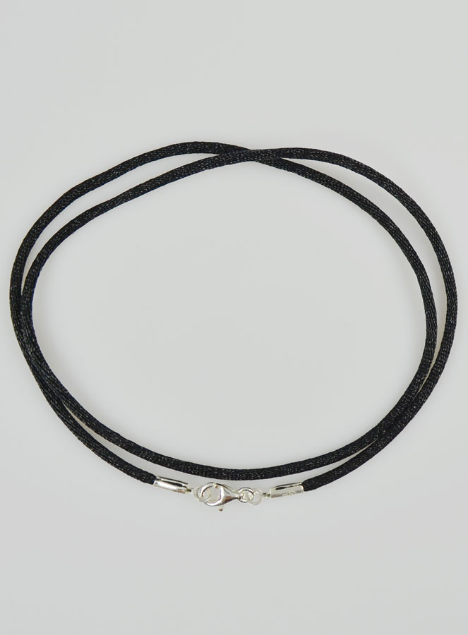Collier Cordon 45cm pour Pendentif - Fermoir en Argent 925/1000 (pic 2)