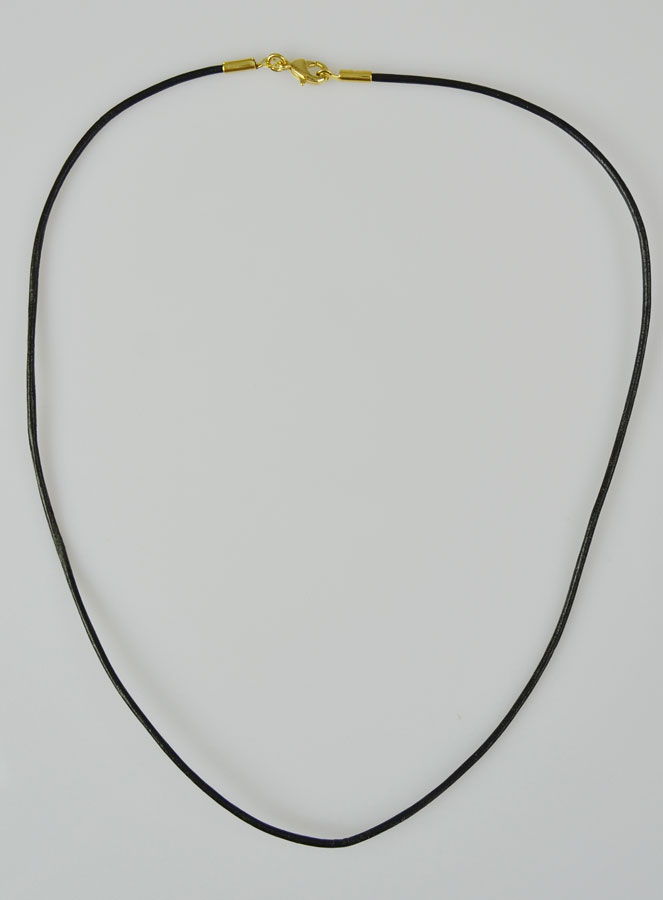 Collier Cordon 42cm pour Pendentif - Fermoir en Plaqué Or 18k (pic 2)