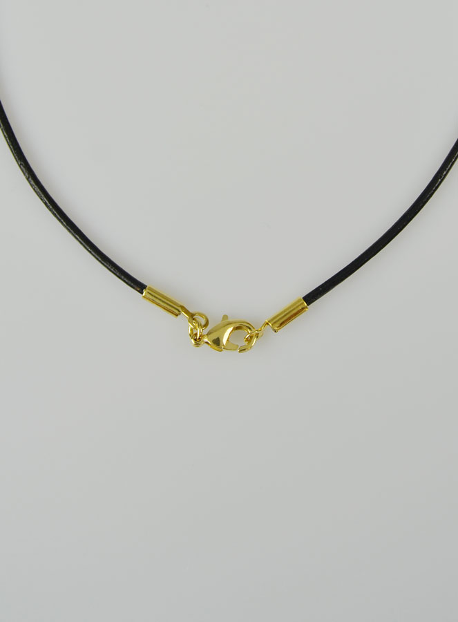 Collier Cordon 42cm pour Pendentif - Fermoir en Plaqué Or 18k (pic 3)