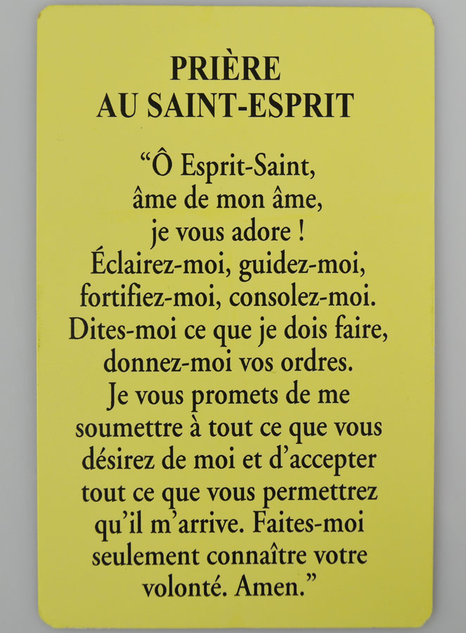 Carte de Prière Saint Esprit (pic 3)