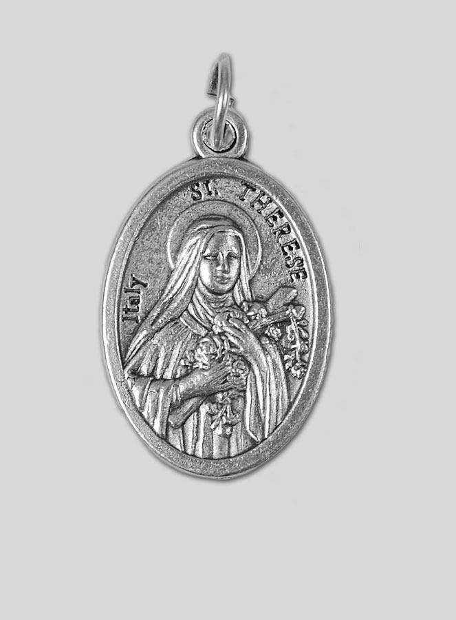 Médaille Sainte Thérèse avec Image & Pochette Cadeau (pic 4)