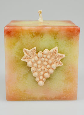 Bougie Parfumée Cube Parfum Chardonnay et Figues (pic 1)