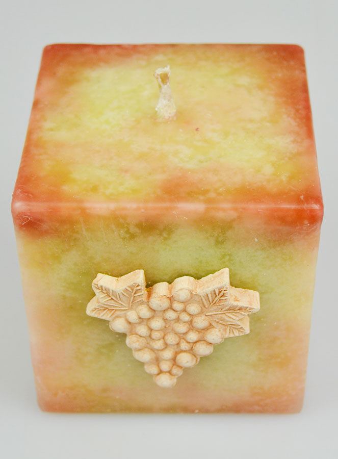 Bougie Parfumée Cube Parfum Chardonnay et Figues (pic 3)