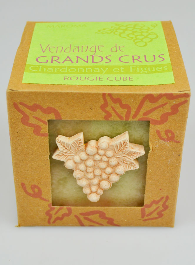Bougie Parfumée Cube Parfum Chardonnay et Figues (pic 4)