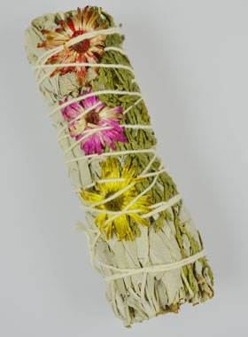 Smudge de Sauge Blanche & Pétales de Marguerite et Cèdre (pic 1)