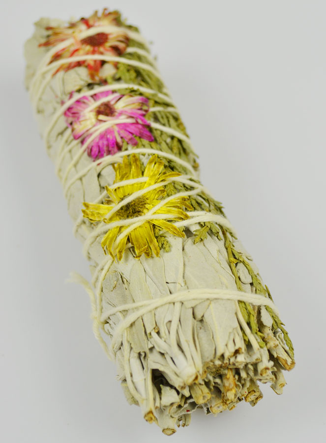 Smudge de Sauge Blanche & Pétales de Marguerite et Cèdre (pic 3)