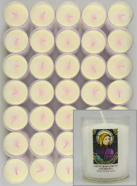 48 Bougies Veilleuse Sainte Bernadette (pic 1)
