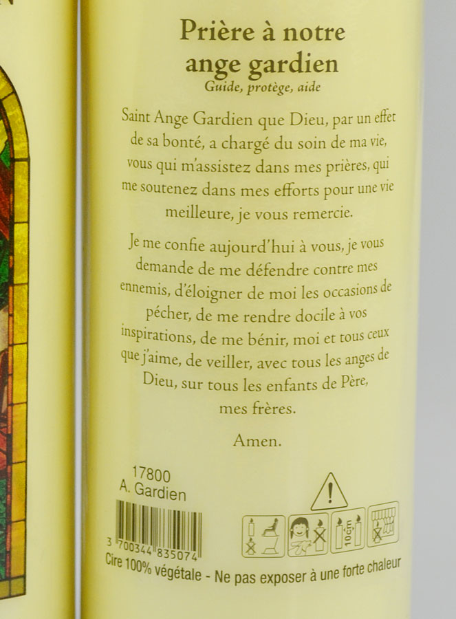 Bougie de Neuvaine pour être Aidé, Guidé et Protégé - Ange-Gardien (pic 4)