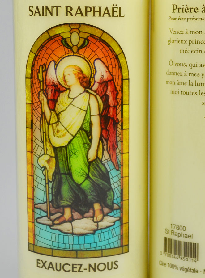 Bougie de Neuvaine Prier pour la Santé et la Guérison - Ange Raphaël (pic 3)