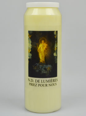 Bougie de Neuvaine à Notre Dame des Lumières (pic 1)
