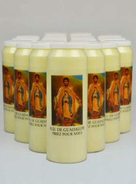 Lot de 20 Bougies de Neuvaine Notre Dame de Guadalupe (pic 1)