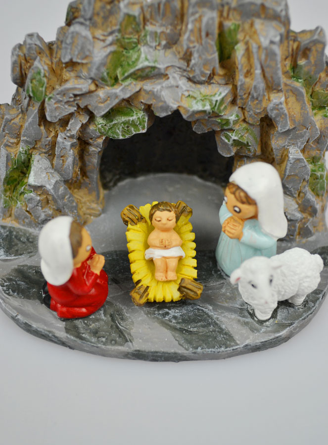 Crèche de Noël du Monde - Nativité Grotte de Lourdes (pic 3)