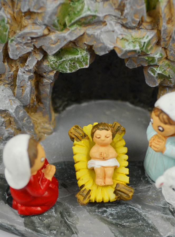 Crèche de Noël du Monde - Nativité Grotte de Lourdes (pic 4)