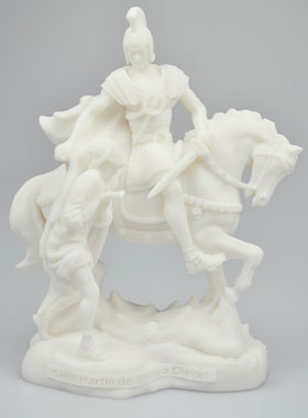 Statue de Saint Martin de Tours en Albâtre (pic 1)