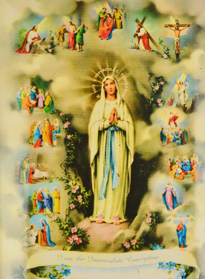 Icône Religieuse Vierge Marie - Immaculée Conception - 18cm (pic 3)