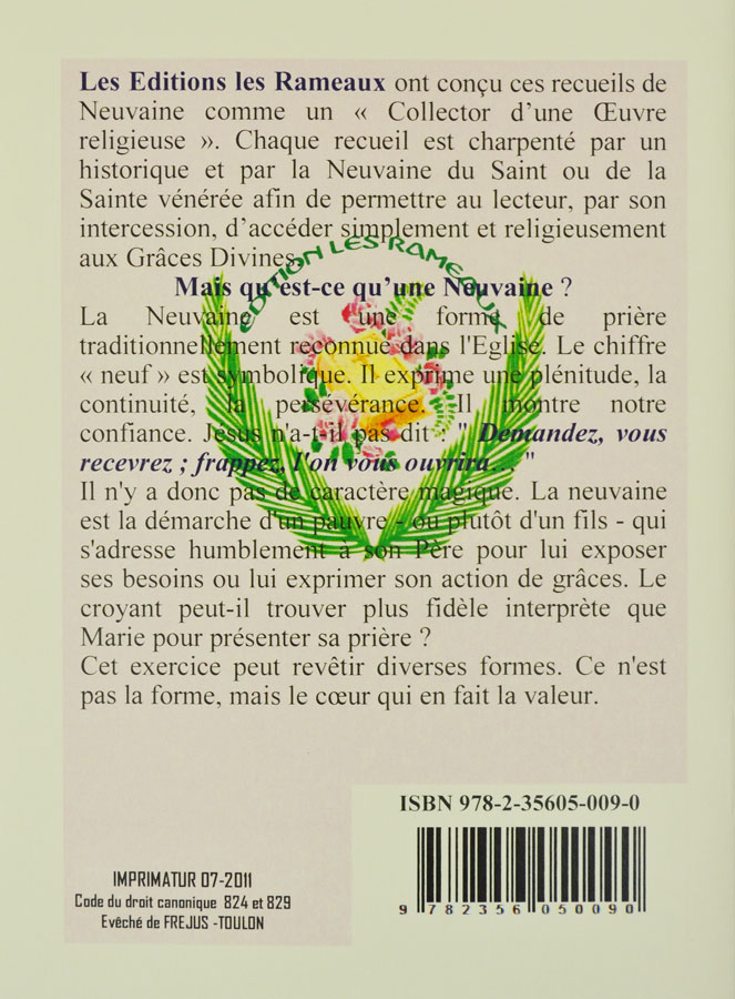 Livret de Neuvaine à Sainte Rita (pic 2)