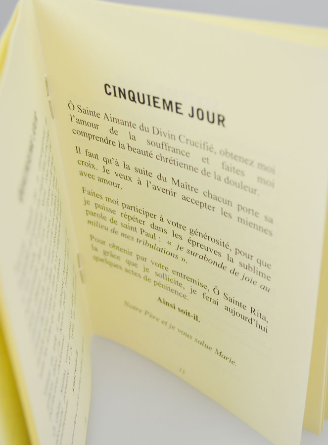 Livret de Neuvaine à Sainte Rita (pic 4)