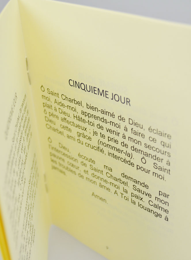 Livret de Neuvaine à Saint Charbel (pic 4)