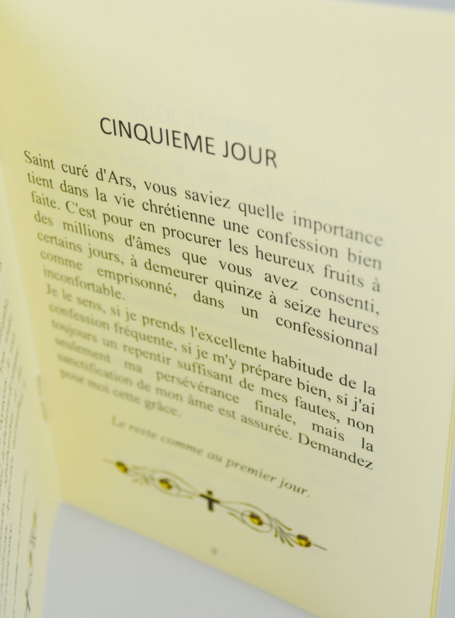 Livret de Neuvaine au Saint Curé d'Ars - Jean-Marie Vianney (pic 4)