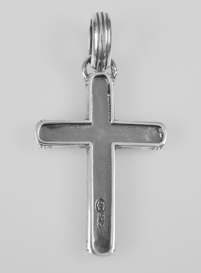Pendentif Croix Tribale en Argent Massif (pic 4)