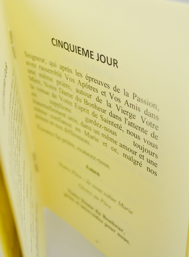 Livret de Neuvaine à Notre Dame du Bonheur (pic 4)