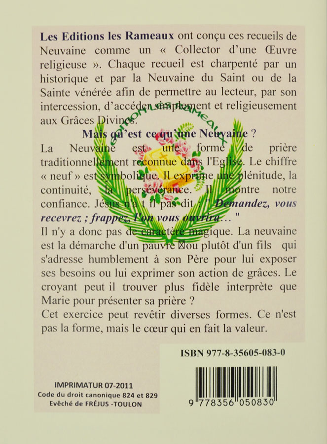 Livret de Neuvaine à Saint Dominique (pic 2)