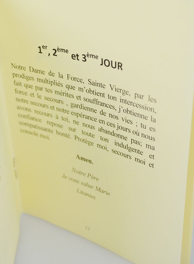 Livret de Neuvaine à Notre Dame de la Force (pic 4)