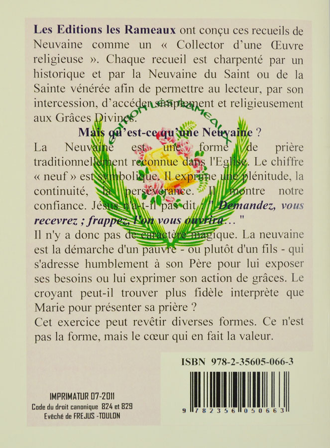Livret de Neuvaine à Saint Barthélémy (pic 2)