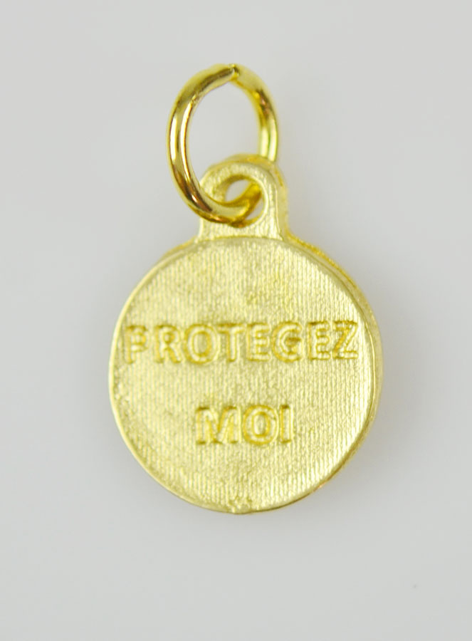 Médaille Sainte Marie-Madeleine Dorée - 12 mm (pic 4)