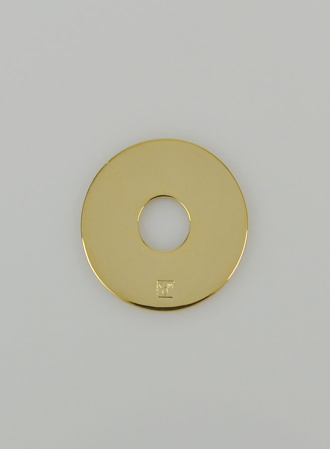 Médaille Anneau en Plaqué Or 18k (pic 2)