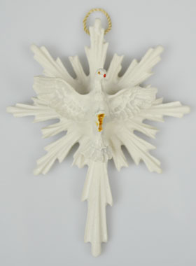Croix à Suspendre Colombe de l'Esprit Saint (pic 1)