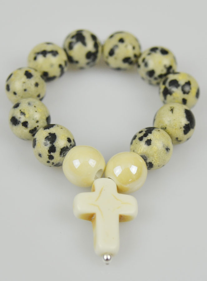 Dizainier en Pierre Naturelle - Jaspe Dalmatien (pic 3)