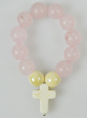 Dizainier en Pierre Naturelle - Quartz Rose (pic 1)