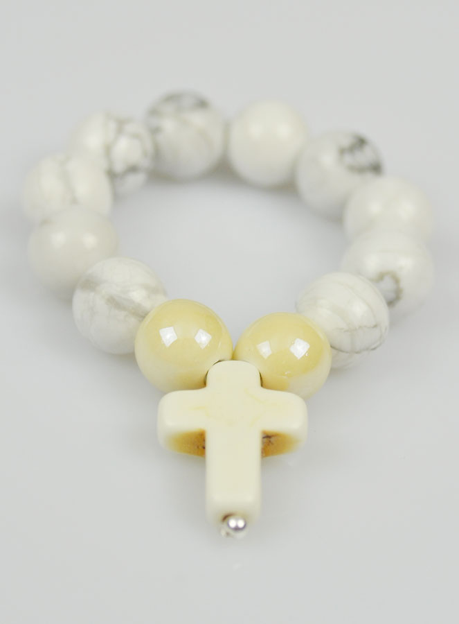 Dizainier en Pierre Naturelle - Howlite (pic 3)