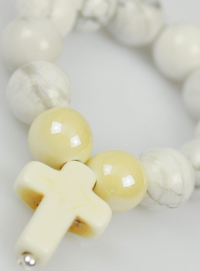Dizainier en Pierre Naturelle - Howlite (pic 4)