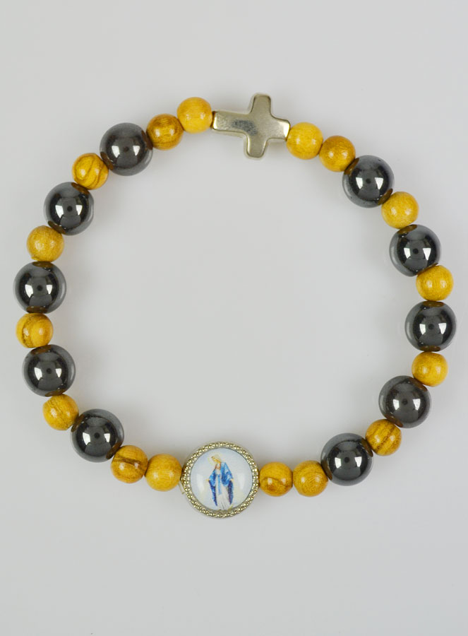 Bracelet Religieux Dizainier - Médaille Miraculeuse (pic 2)