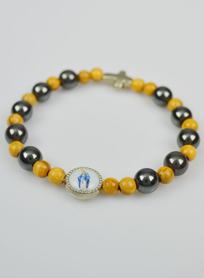 Bracelet Religieux Dizainier - Médaille Miraculeuse (pic 3)