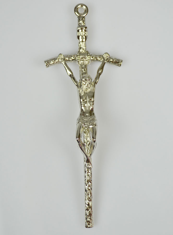 Crucifix à Suspendre 14cm - Argent (pic 2)